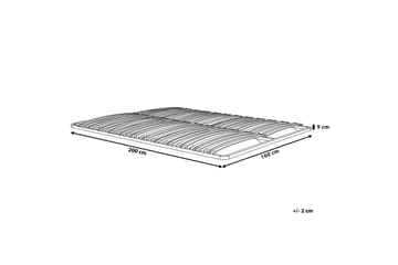 Ribbebunn 160x200 cm BASIC - Svart - Møbler - Senger - Sengetilbehør - Ribbebunn