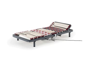 Ribbebunn Leible Elektrisk Regulerbar 180x200 cm - Grå - Møbler - Senger - Sengetilbehør - Ribbebunn