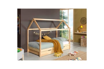 Seng med skuff Dallas 90x200 cm Antrasitt - Antrasitt - Møbler - Senger - Sengetilbehør - Oppbevaring til senger