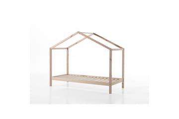 Seng uten gjerde og tekstilsett skuff Dallas 90x200 cm Naturlig - Naturlig - Møbler - Senger - Sengetilbehør - Oppbevaring til senger