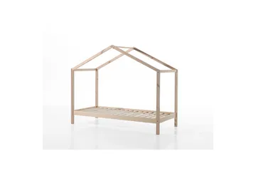 Seng uten gjerde og tekstilsett skuff Dallas 90x200 cm Naturlig - Naturlig - Møbler - Senger - Sengetilbehør - Oppbevaring til senger