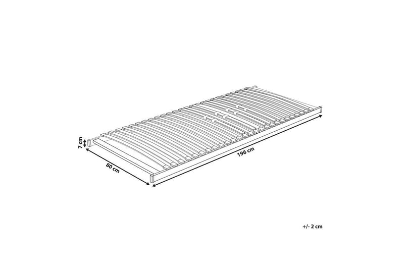 Sengebunn med lameller Vouziers - 80x200 cm - Møbler - Senger - Sengetilbehør - Ribbebunn