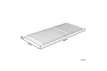 Sengebunn med lameller Vouziers - 80x200 cm - Møbler - Senger - Sengetilbehør - Ribbebunn