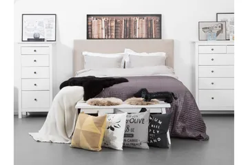 Ava Sengegavl 180 cm - Beige - Møbler - Senger - Sengetilbehør - Sengegavl