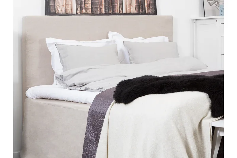 Ava Sengegavl 180 cm - Beige - Møbler - Senger - Sengetilbehør - Sengegavl