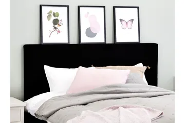 Ava Sengegavl 180 cm - Sort - Møbler - Senger - Sengetilbehør - Sengegavl