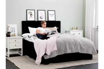 Ava Sengegavl 180 cm - Sort - Møbler - Senger - Sengetilbehør - Sengegavl