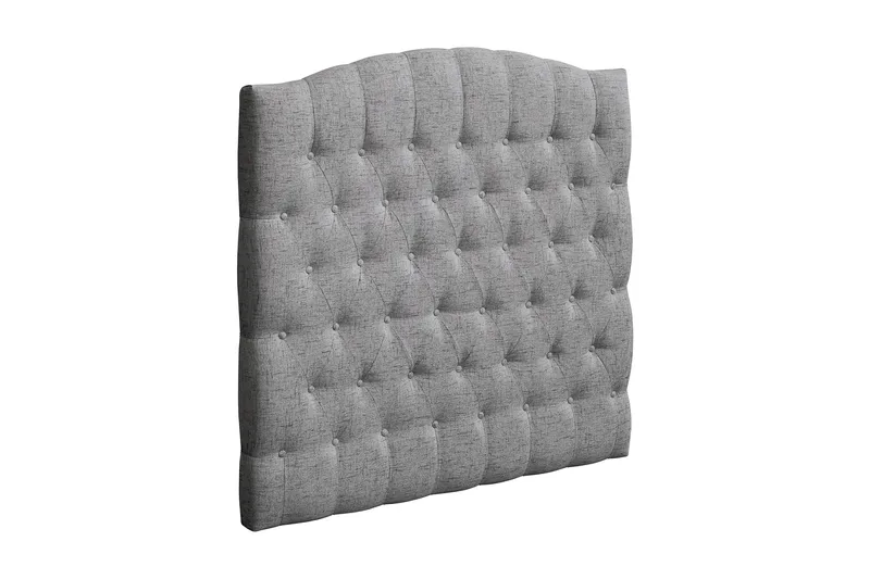 Belda Sengegavl 120 cm Buet - Grå - Møbler - Senger - Sengetilbehør - Sengegavl