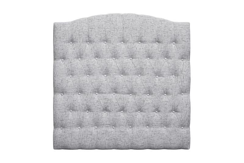 Belda Sengegavl 120 cm Buet, Lysegrå