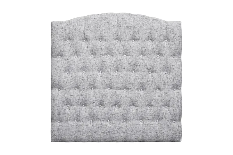 Belda Sengegavl 120 cm Buet, Lysegrå