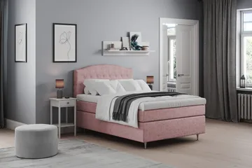 Belda Sengegavl 120 cm Buet - Rosa - Møbler - Senger - Sengetilbehør - Sengegavl