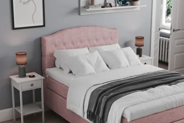 Belda Sengegavl 120 cm Buet - Rosa - Møbler - Senger - Sengetilbehør - Sengegavl