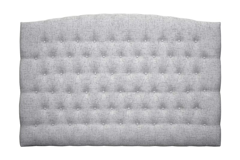 Belda Sengegavl 180 cm Buet, Lysegrå