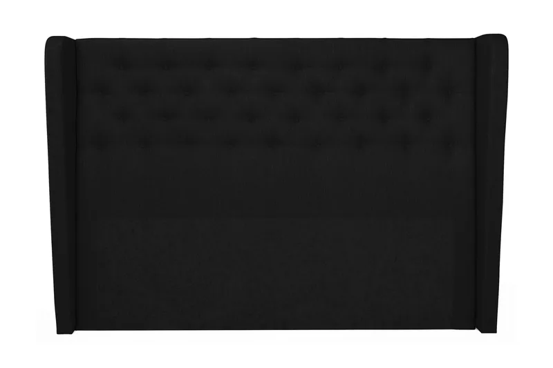 Cloud Sengegavl 160 Med Sider, Svart