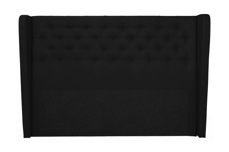 Cloud Sengegavl 180 Med Sider, Svart