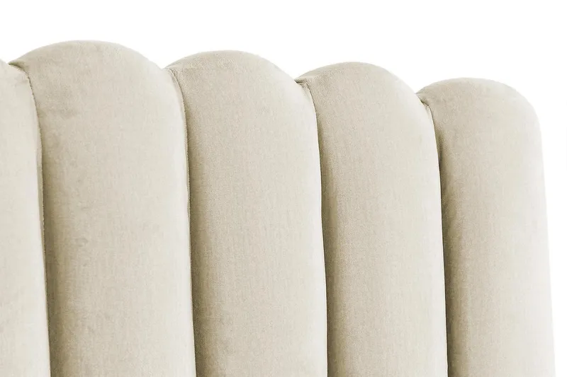Davia Sengegavl 180 cm - Beige/Fløyel - Møbler - Senger - Sengetilbehør - Sengegavl