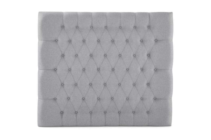 Diamant Sengegavl Lucky 140 cm, Mellangrå