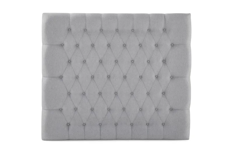 Diamant Sengegavl Lucky 140 cm, Mellangrå