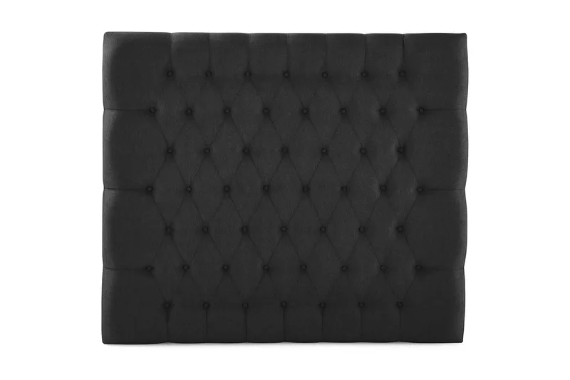 Diamant Sengegavl Lucky 140 cm, Svart/Grå