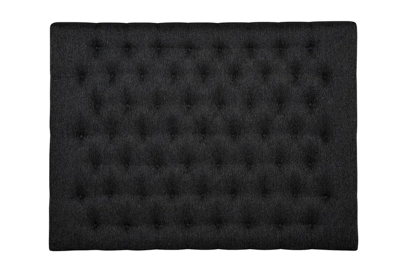 Diamant Sengegavl Lucky 160 cm, Svart/Grå