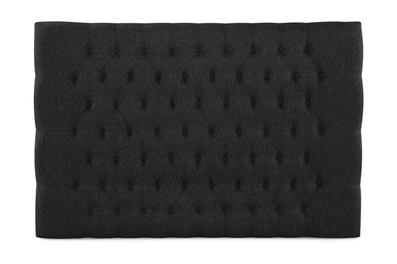 Diamant Sengegavl Lucky 180 cm, Svart|Grå