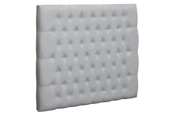 Diamond Sengegavl Meja 120x120 Lysegrå - Lysegrå - Møbler - Senger - Sengetilbehør - Sengegavl