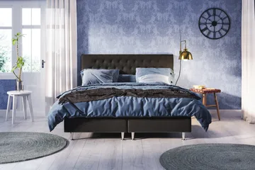 Diamond Sengegavl Meja 140 Svart - Svart - Møbler - Senger - Sengetilbehør - Sengegavl