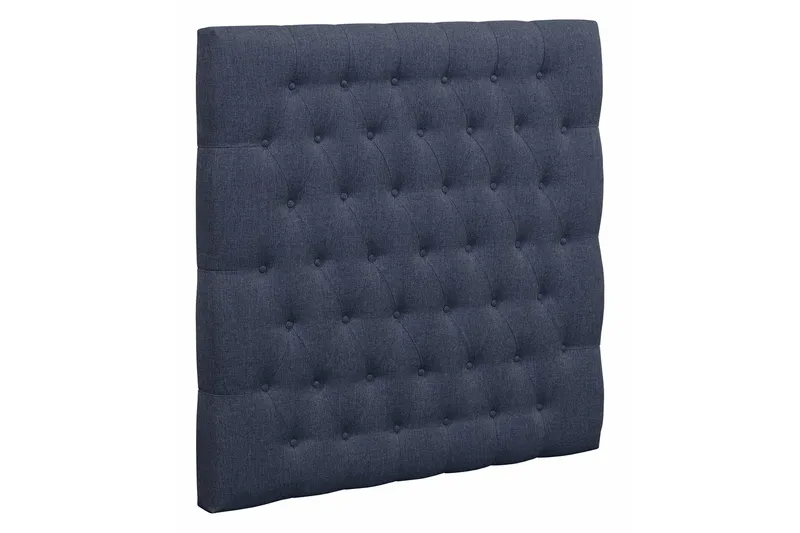 Diamond Sengegavl Meja 140x120 - Mørkeblå - Møbler - Senger - Sengetilbehør - Sengegavl