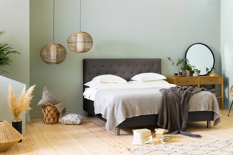 Donte Sengegavl 180 cm Button - Møbler - Senger - Sengetilbehør - Sengegavl