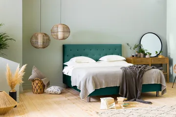 Donte Sengegavl 180 cm Button - Møbler - Senger - Sengetilbehør - Sengegavl