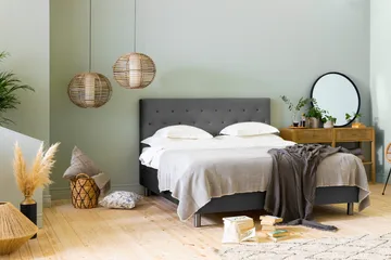 Donte Sengegavl 180 cm Button - Møbler - Senger - Sengetilbehør - Sengegavl