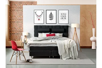 Drömsk Sengegavl 160 cm - Svart - Møbler - Senger - Sengetilbehør - Sengegavl