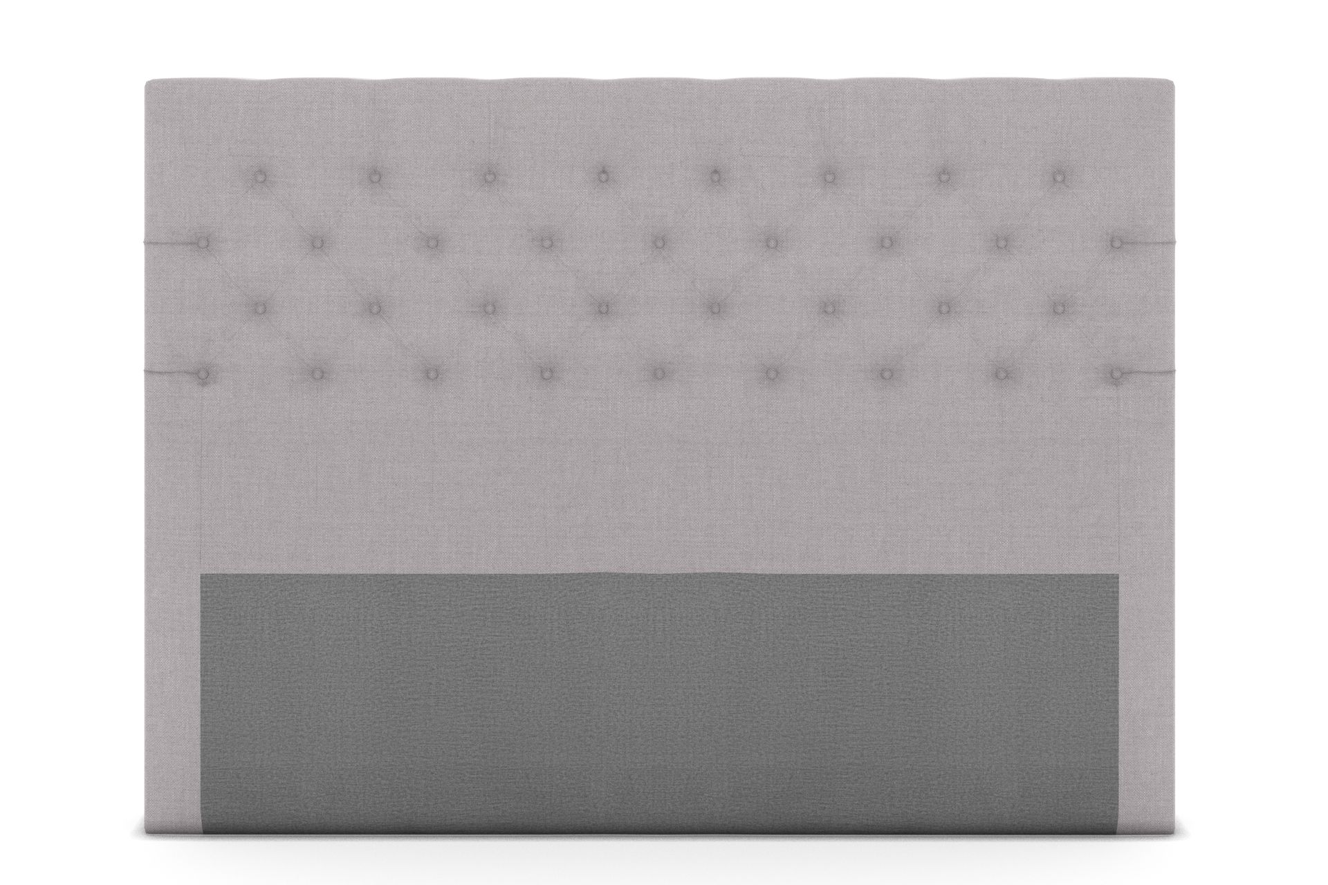 Dypstiftet Sengegavl Choice 210 cm - Lysegrå - Møbler - Senger - Sengetilbehør - Sengegavl