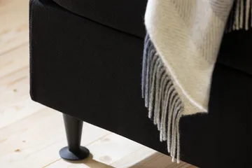 Ella Sengegavl Dypheftet 120cm - Svart - Møbler - Senger - Sengetilbehør - Sengegavl