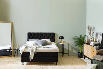 Ella Sengegavl Dypheftet 120cm - Svart - Møbler - Senger - Sengetilbehør - Sengegavl