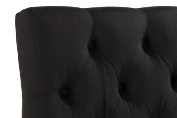 Ella Sengegavl Dypheftet 120cm - Svart - Møbler - Senger - Sengetilbehør - Sengegavl