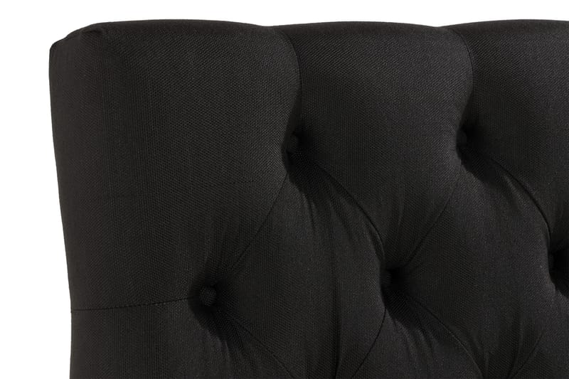 Ella Sengegavl Dypheftet 120cm - Svart - Møbler - Senger - Sengetilbehør - Sengegavl