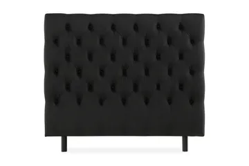 Ella Sengegavl Dypheftet 120cm - Svart - Møbler - Senger - Sengetilbehør - Sengegavl