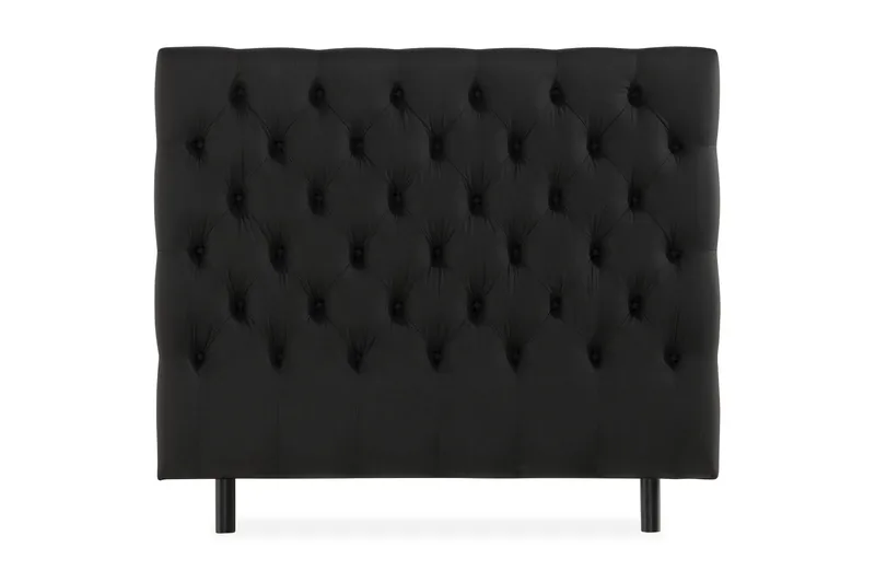 Ella Sengegavl Dypheftet 120cm, Svart