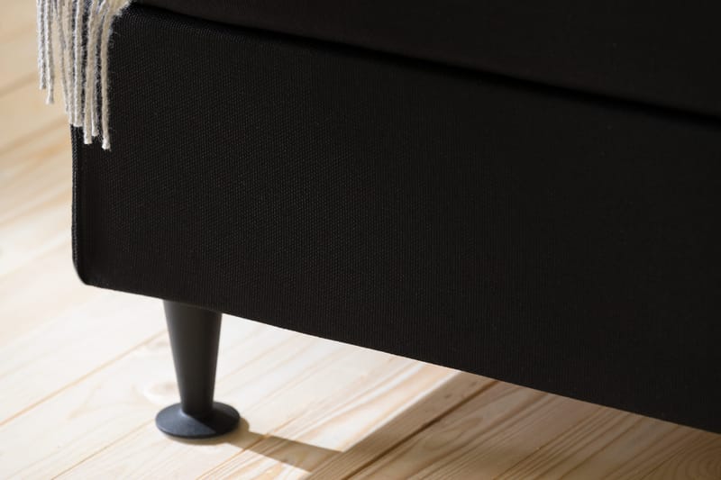Ella Sengegavl Dypheftet 90cm - Svart - Møbler - Senger - Sengetilbehør - Sengegavl