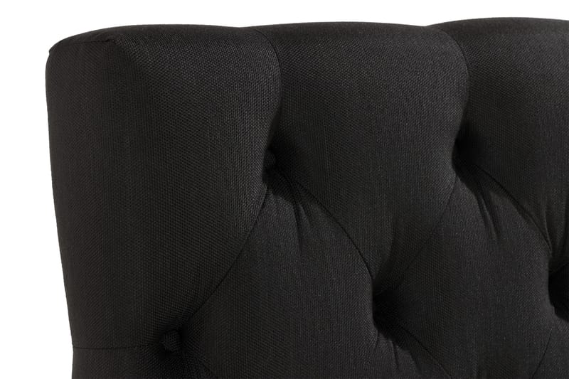 Ella Sengegavl Dypheftet 90cm - Svart - Møbler - Senger - Sengetilbehør - Sengegavl