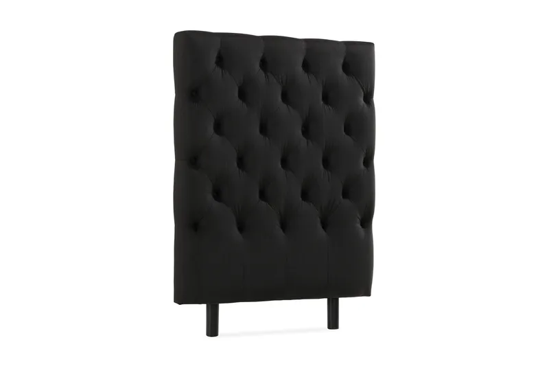 Ella Sengegavl Dypheftet 90cm - Svart - Møbler - Senger - Sengetilbehør - Sengegavl