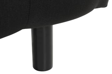 Ella Sengegavl Dypheftet 90cm - Svart - Møbler - Senger - Sengetilbehør - Sengegavl