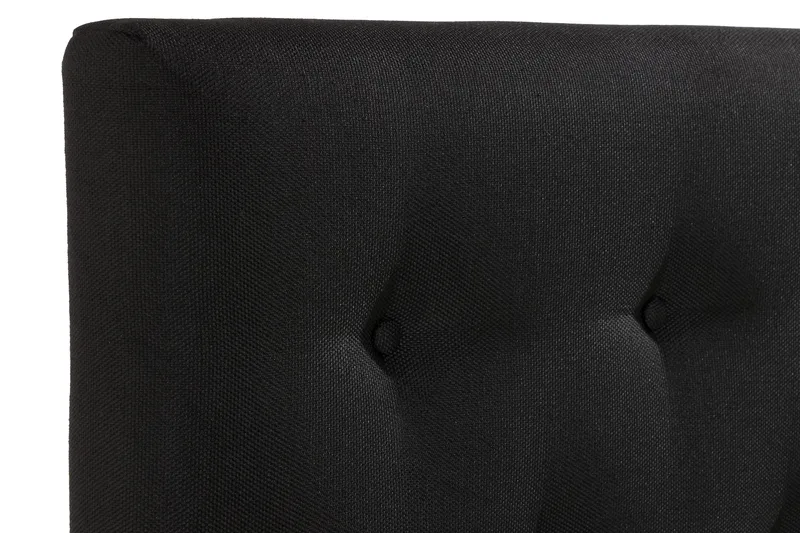 Ella Sengegavl med Knapper 90cm - Svart - Møbler - Senger - Sengetilbehør - Sengegavl