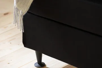 Ella Sengegavl med Knapper 90cm - Svart - Møbler - Senger - Sengetilbehør - Sengegavl