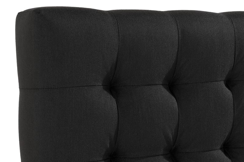 Ella Sengegavl Rutete 120cm - Svart - Møbler - Senger - Sengetilbehør - Sengegavl