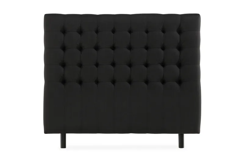 Ella Sengegavl Rutete 140cm, Svart