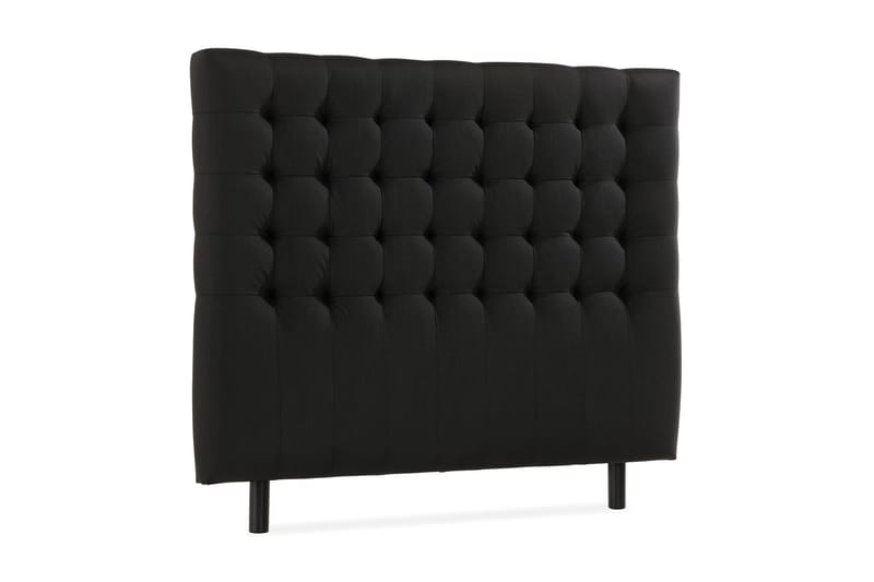 Ella Sengegavl Rutete 140cm - Svart - Møbler - Senger - Sengetilbehør - Sengegavl