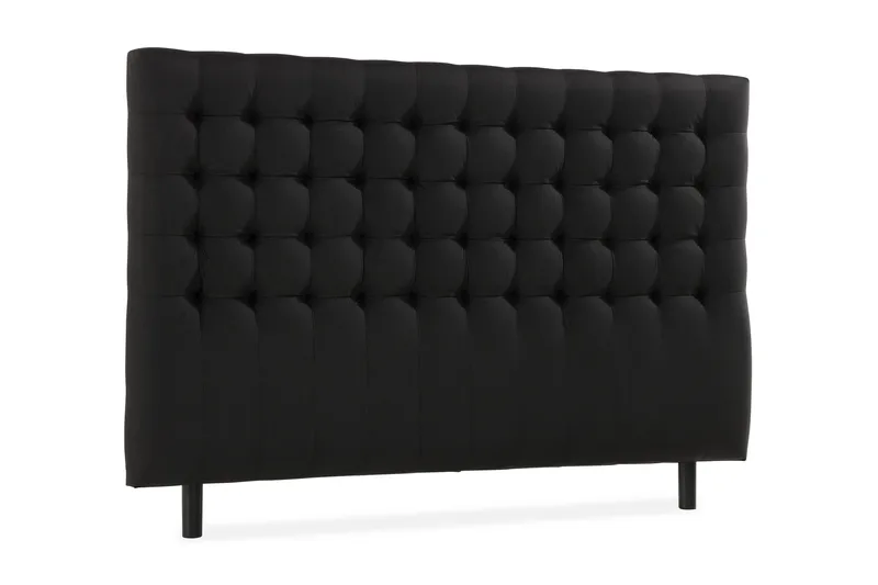 Ella Sengegavl Rutete 160cm - Svart - Møbler - Senger - Sengetilbehør - Sengegavl