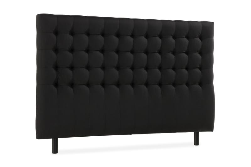 Ella Sengegavl Rutete 160cm - Svart - Møbler - Senger - Sengetilbehør - Sengegavl